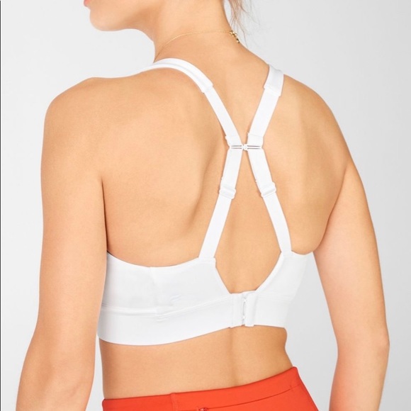 FableticsAll Day Every Day Adjustable Bra XS White - Picture 2 of 4